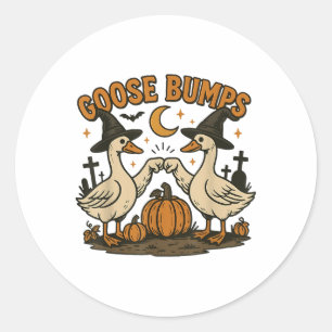 Goose Bumps Goosebumps Funny Gese Fist Bump Hallo Runder Aufkleber