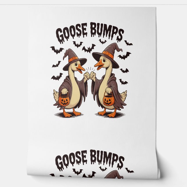 Goose Bumps Halloween Witch Fall Tapete (Abrollen)