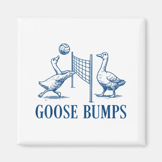 Goose Bumps Volleyball  Magnet (Vorne)