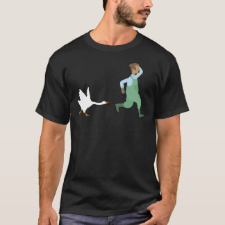 Goose Chasing Man - Unbenannt nach Gänse  T-Shirt