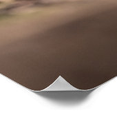 Goose Chick Nature Foto Poster (Ecke)