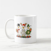 Goose Christmas Light Xmas Merry Goosmas Funny Chr Kaffeetasse (Links)