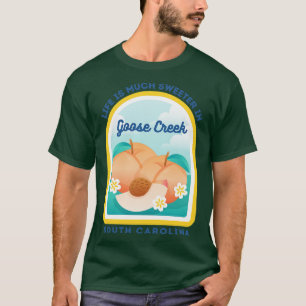 Goose Creek South Carolina SC Pfirsich Tourist Sou T-Shirt