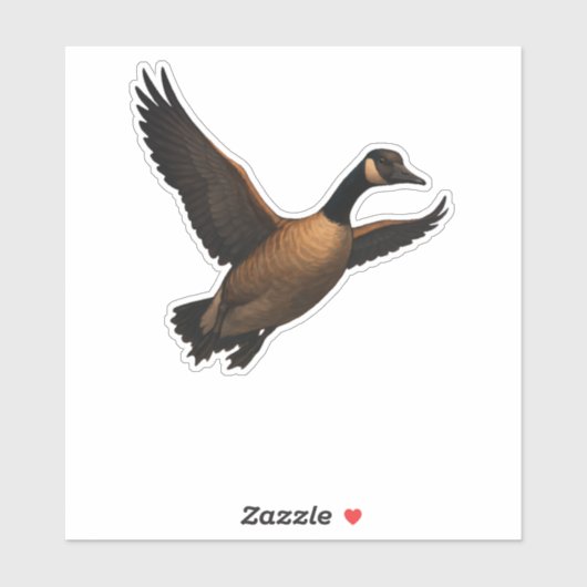 Goose Cut-out Sticker (Blatt)