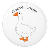 Goose Design Personalised Keramikknauf (Vorderseite)