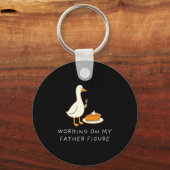 Goose Eating E For Two Couple Working On My Father Schlüsselanhänger (Vorderseite)