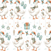 Goose Family Christmas Wrapping Paper Sheets Geschenkpapier Set