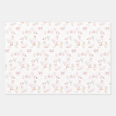 Goose Family Christmas Wrapping Paper Sheets Geschenkpapier Set (Vorderseite)