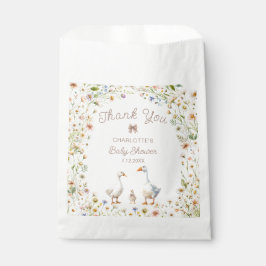 Goose Floral Baby Dusche Vielen Dank Geschenktütchen