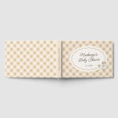 Goose & Gingham Baby Showbook Gästebuch (Voll)