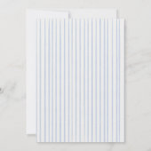 Goose Gosling Cottage Blue Baby Sprinkle Einladung (Rückseite)