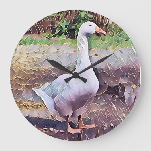 GOOSE  GROßE WANDUHR (Vorderseite)
