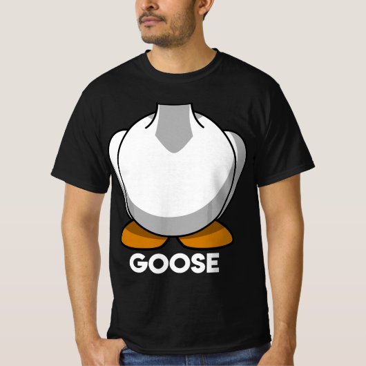 Goose Halloween Couple Friend Group Kostüm T-Shirt (Vorderseite)