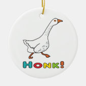 Goose Honk Keramik Ornament (Vorne)