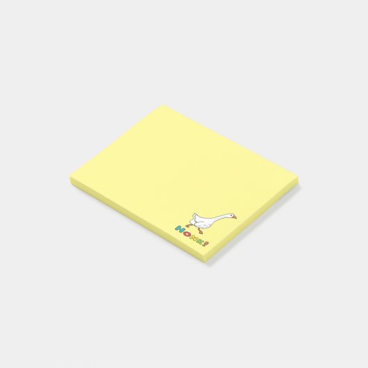 Goose Honk Post-it Klebezettel (angewinkelt)