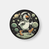 "Goose in Space" Magnet (Vorne)