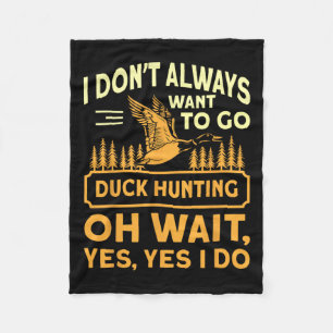 Goose-Jagd Gewittergoose Hunter Patriotisches Zita Fleecedecke