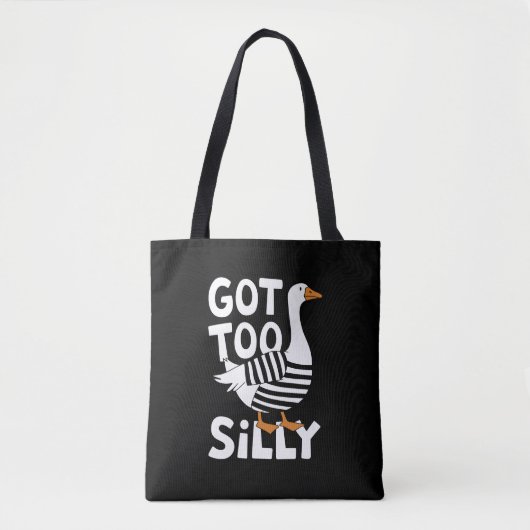 Goose Jail Bird Funny Meme Lover Tasche (Vorderseite)