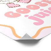 Goose Juice Table Sign Poster (Ecke)