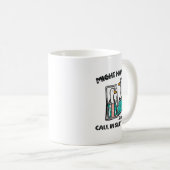 Goose Might Have Call In Silly Today Funny Animal Kaffeetasse (VorderseiteRechts)