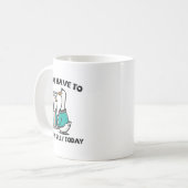 Goose Might Have Call In Silly Today Funny Animal  Kaffeetasse (Vorderseite Links)