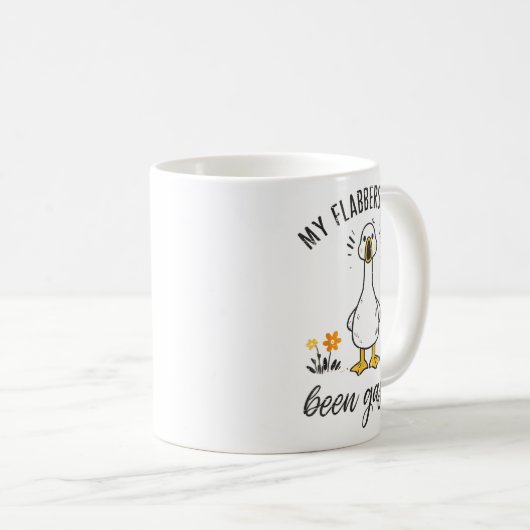 Goose My Flabbers Have Been Ghasted Funny Meme Men Kaffeetasse (VorderseiteRechts)