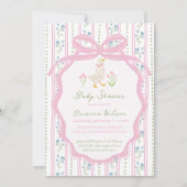 Goose nursery rhymes baby shower einladung (Vorderseite)