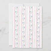 Goose nursery rhymes baby shower einladung (Rückseite)