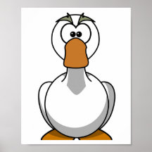 Goose Print - Cartoon