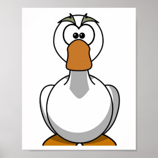 Goose Print - Cartoon Poster