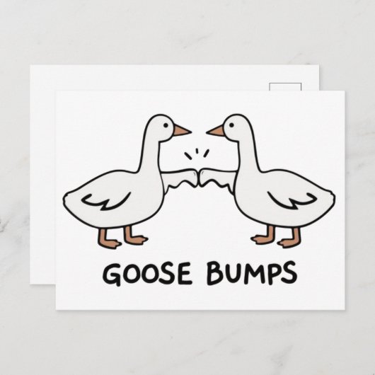 Goose pumps  ankündigungspostkarte (Vorne/Hinten)