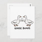 Goose pumps postkarte (Vorne/Hinten)