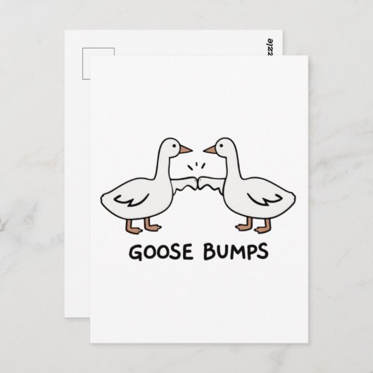 Goose pumps  postkarte (Vorne/Hinten)