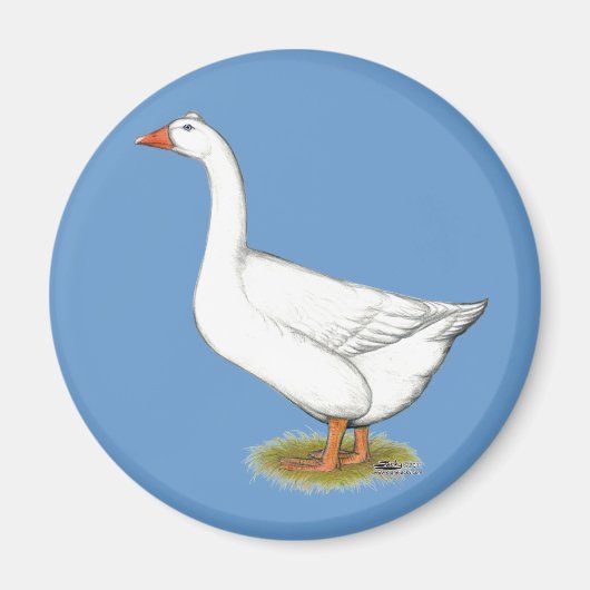 Goose Roman Tufted Magnet (Vorne)
