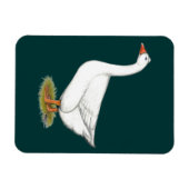 Goose Roman Tufted Magnet (Horizontal)