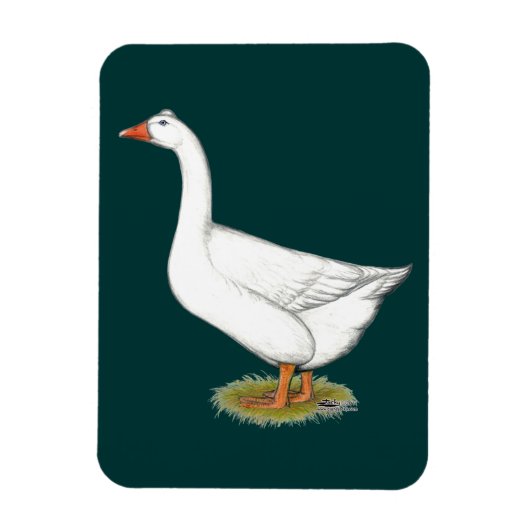 Goose Roman Tufted Magnet (Vertikal)