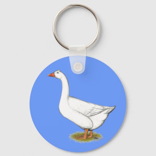 Goose Roman Tufted Schlüsselanhänger (Vorderseite)
