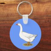 Goose Roman Tufted Schlüsselanhänger (Vorderseite)