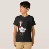 Goose Silly On The Loose Cowboy Funny Animal Men W T-Shirt (Vorne ganz)