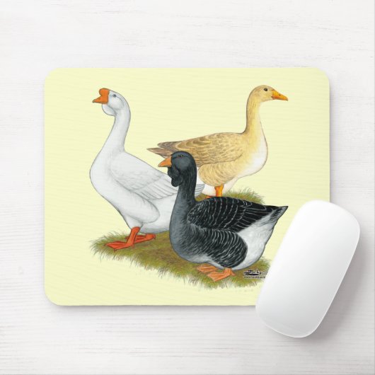 Goose Trio Mousepad (Mit Mouse)