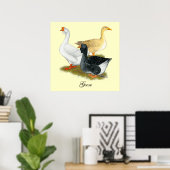 Goose Trio Poster (Heimbüro)