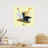 Goose Trio Poster (Küche)