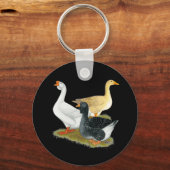 Goose Trio Schlüsselanhänger (Vorderseite)