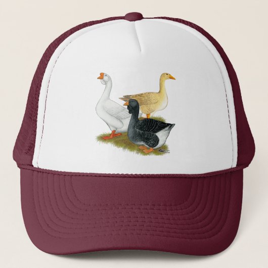 Goose Trio Truckerkappe (Vorderseite)
