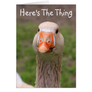 Goose wahrhaftig Miss You Card