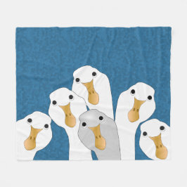 Goose Who Fleece Blanket