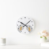 Goose Who Runde Wanduhr (Zuhause)