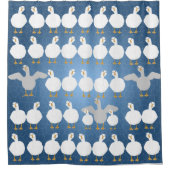 Goose Who Shower Vorhang (Vorderseite)