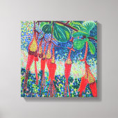 Goosebeere-Fuchsiaflower Stretched Canvas Print Leinwanddruck (Vorderseite)