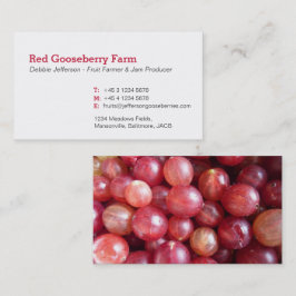 Gooseberry-Bauer/Konfitüre-Visitenkarten Visitenkarte